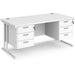 Dams International Desk MC16P33WHWH 1,600 x 800 x 725 mm