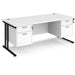 Dams International Desk MC18P22KWH 1,800 x 800 x 725 x 800 - 990 mm