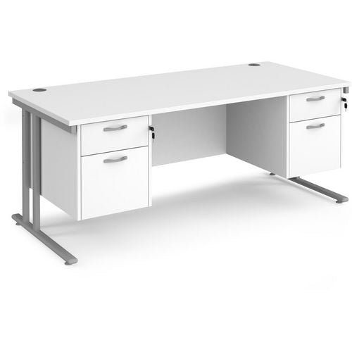 Dams International Desk MC18P22SWH 1,800 x 800 x 725 mm