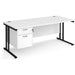 Dams International Desk MC18P2KWH 1,800 x 800 x 725 x 800 - 990 mm