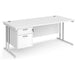 Dams International Desk MC18P2WHWH 1,800 x 800 x 725 mm