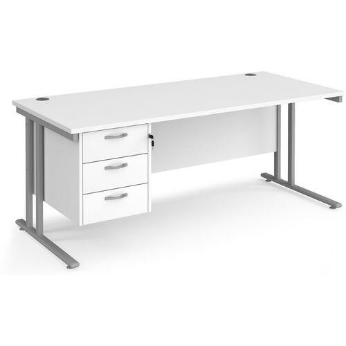 Dams International Desk MC18P3SWH 1,800 x 800 x 725 mm