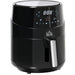 HOMCOM Air Fryer 4.5 L 1500 W Plastic, Steel Black