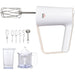 HOMCOM Hand Mixer 800 ml 500 W ABS (Acrylonitrile Butadiene Styrene), Stainless Steel White