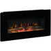 HOMCOM Electric Fireplace Metal, Tempered Glass UK