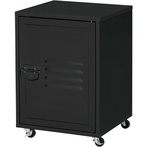 HOMCOM Filing Cabinet Black 385 x 380 x 5,550 mm