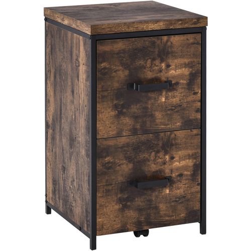 Vinsetto Filing Cabinet Brown 415 x 400 x 695 mm