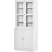 HOMCOM Bookcase White 760 x 400 x 1,785 mm