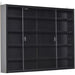 HOMCOM Shelving Unit Black 95 x 800 x 600 mm