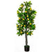 HOMCOM Artificial Plant Yellow 15 x 15 x 135 mm