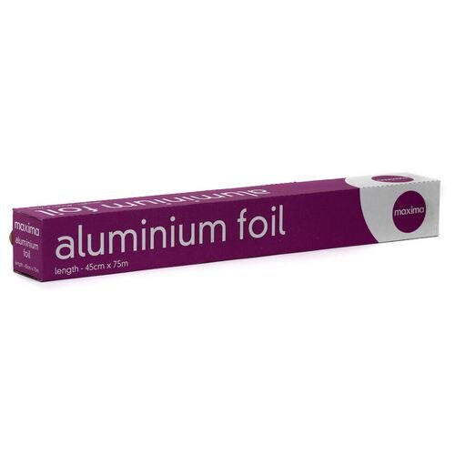 Maxima Catering Foil Aluminium 450mm x 75m Silver