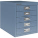 Bisley MultiDrawer Steel Desktop Drawers 5 Drawers No 279 x 380 x 325 mm Bisley Blue