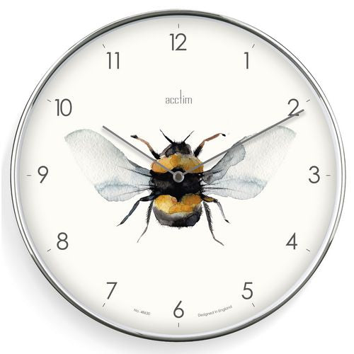 Acctim Analog Clock White 30 x 30 x 3.8 x 30 cm