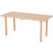 Profile Education Table RECTAB1 Brown 1,200 (W) x 600 (D) x 460 (H) mm