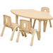 Profile Education Table KB4-EAX212-30 Cream 680 (W) x 680 (D) x 620 (H) mm