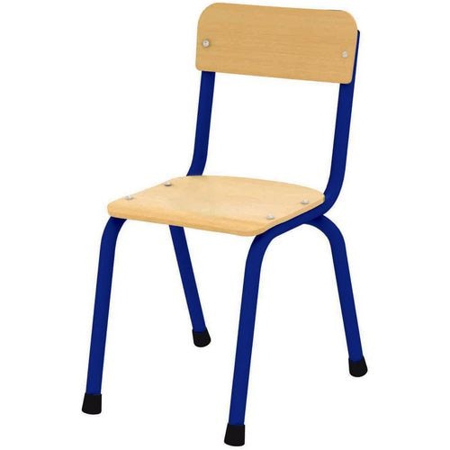 Profile Education Chair KB51-ML104-08 Wood Blue Pack of 4