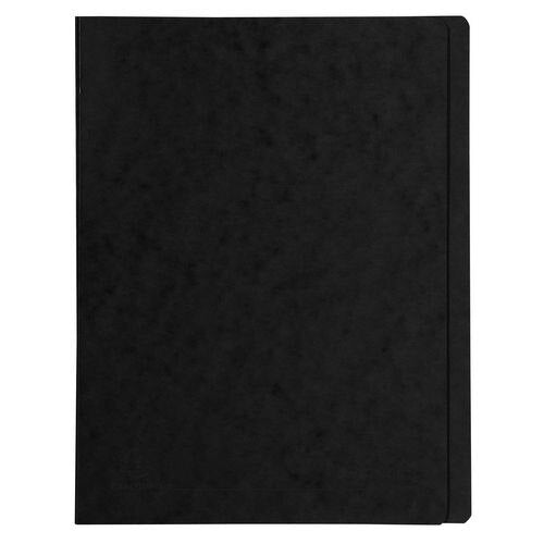 Exacompta Flat File 39991E A4 Mottled Pressboard 27.2 (W) x 0.2 (D) x 31.8 (H) cm Black Pack of 25