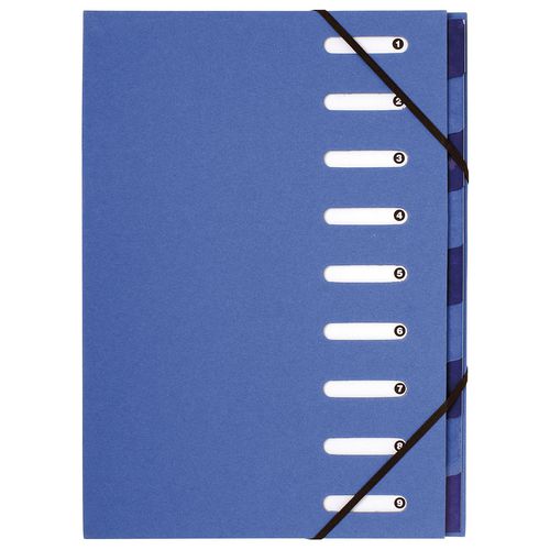 Exacompta Forever Multipart File 52982E A4 Board Light blue 24.3 (W) x 1.3 (D) x 32.8 (H) cm Pack of 6