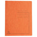 Exacompta Flat File 39994E A4 Mottled Pressboard 27.2 (W) x 0.2 (D) x 31.8 (H) cm Orange Pack of 25