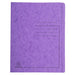 Exacompta Flat File 39998E A4 Mottled Pressboard 27.2 (W) x 0.2 (D) x 31.8 (H) cm Purple Pack of 25