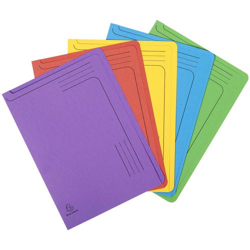 Exacompta Forever Slip File Assorted Board Pack of 40