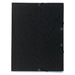 Exacompta 3 Flap Folder 55401E Black Mottled Pressboard Pack of 25