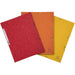 Exacompta 3 Flap Folder 55575E Assorted Yellow Mottled Pressboard Sun Pack of 51