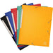 Exacompta Scotten 3 Flap Folder 55750E Assorted Mottled Pressboard Pack of 50