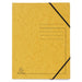 Elastic Folder Exacompta 555419E Mottled Pressboard Rubber Band 24 (W) x 0.3 (D) x 32 (H) cm Yellow Pack of 25