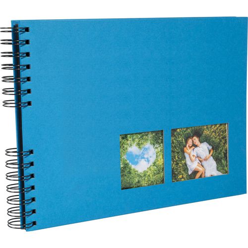 Exacompta Milano Photo Album Spiral Hardback Paper 22 x 32 x 3 cm Blue