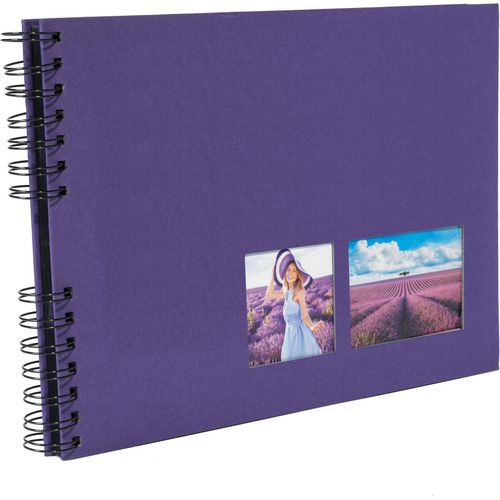 Exacompta Milano Photo Album Spiral Hardback Paper 22 x 32 x 3 cm Purple