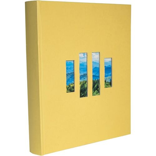 Exacompta Milano Photo Album Hardback Paper 30.3 x 32.8 x 4.7 cm Yellow