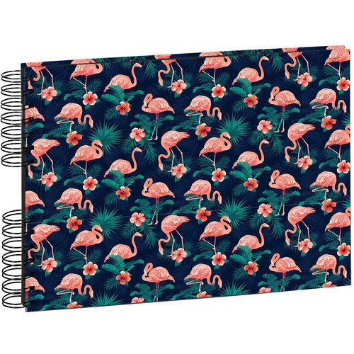 Exacompta Flamingo Photo Album Spiral Hardback Paper 22 x 32 x 3 cm Night Blue