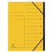 Exacompta Multipart File 541709E Mottled Pressboard Yellow 24.5 (W) x 0.5 (D) x 32 (H) cm Pack of 10