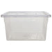 Whitefurze Spacemaster Storage Box + Lid 32 L Transparent 45 x 37 x 26 cm