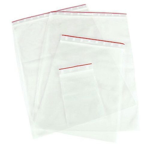 Grip Seal Bags Transparent 10 x 15 cm Pack of 100