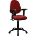 Nautilus Designs Office Chair Bcf/P505/Rd/Adt Fabric Red Black