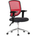 Nautilus Designs Office Chair Bcm/K512/Rd/Adt Mesh Red Chrome