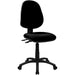 Nautilus Designs Office Chair Bcf/P606/Bk Fabric Black