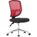 Nautilus Designs Office Chair Bcm/K512/Rd Mesh Red Chrome