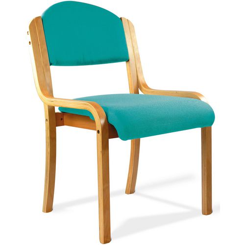 Nautilus Designs Conference Chair Dpa2070/Be/Aq Non Height Adjustable Aqua Beech