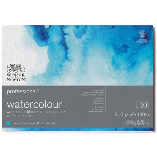 Winsor & Newton Pads 6664001 30 gsm 18 x 26 cm White 20 Sheets