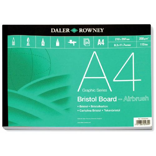 Daler-Rowney Pad 435620400 A4 White 20 Sheets