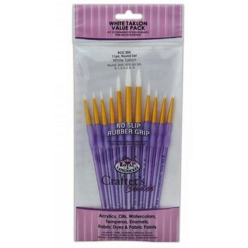 Royal & Langnickel Paint Brushes RCC305 Purple 1.27 x 1.27 x 0.025 cm Pack of 11