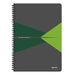 LEITZ Office Wirebound Notebook A4 Ruled PP (Polypropylene) Green Perforated Pack of 5