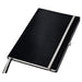 LEITZ Style Notebook A4 Ruled Paper Satin Black Not perforated 80 Pages Pack of 5