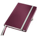 LEITZ Notebook A5 Ruled Paper Garnet Red Not perforated 80 Pages Pack of 5