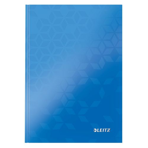 LEITZ Wow Notebook A5 Ruled Paper Blue Not perforated 80 Pages Pack of 6