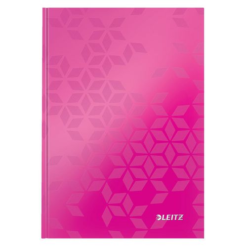 LEITZ Wow Notebook A5 Ruled Paper Pink Not perforated 80 Pages Pack of 6