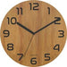 Unilux Clock Palma Black Wood Bamboo 30 cm